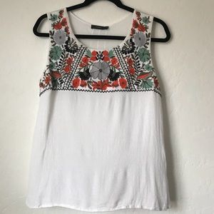 THML - White Embroidered Top